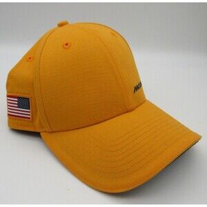 9Forty McLaren Philadelphia Baseball Hat Orange American Flag Adj EUC